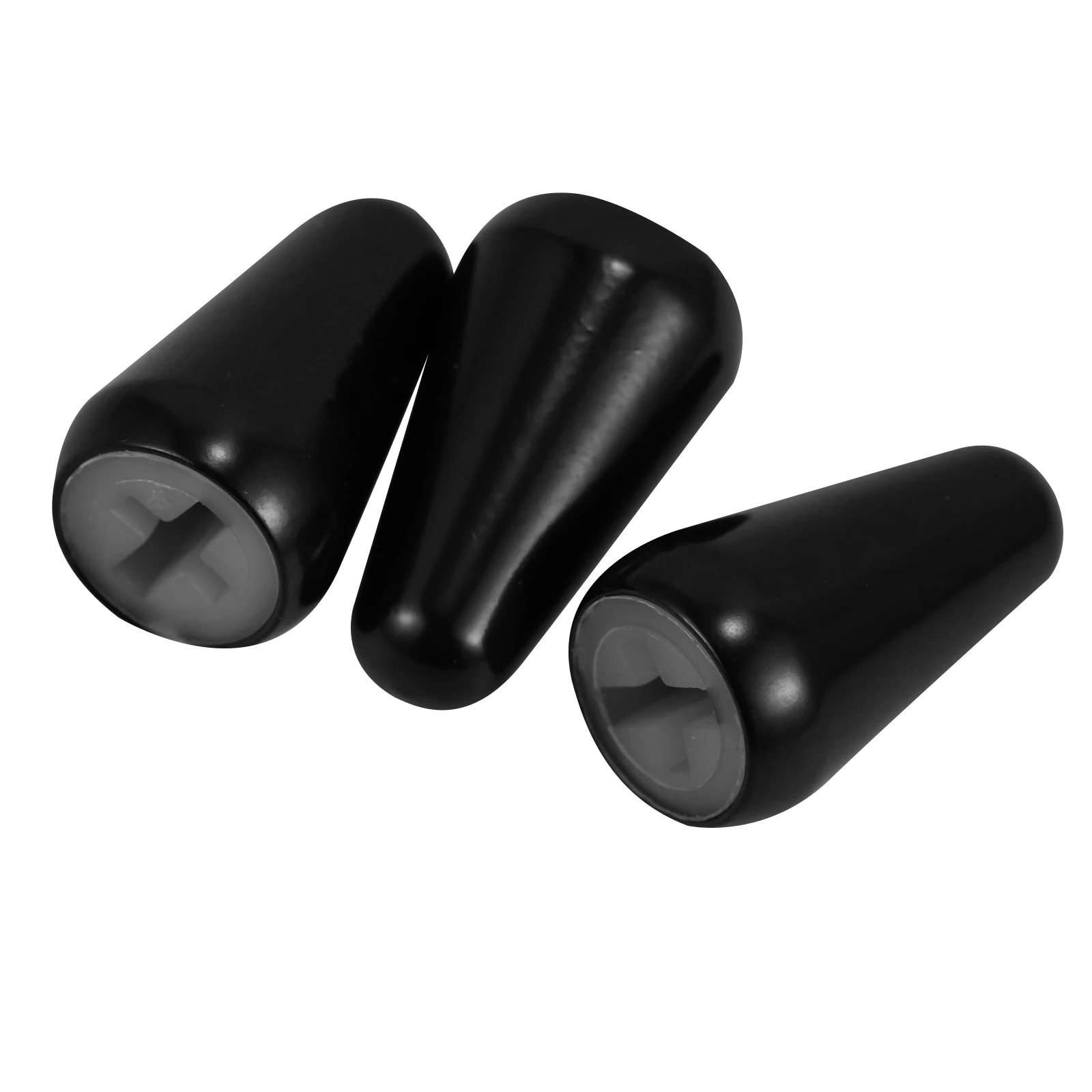 

3 Pcs Pivoting Hat Guitar Toggle Has Knobs Tip Electric Control Swtich Switch Shift Cap Tips