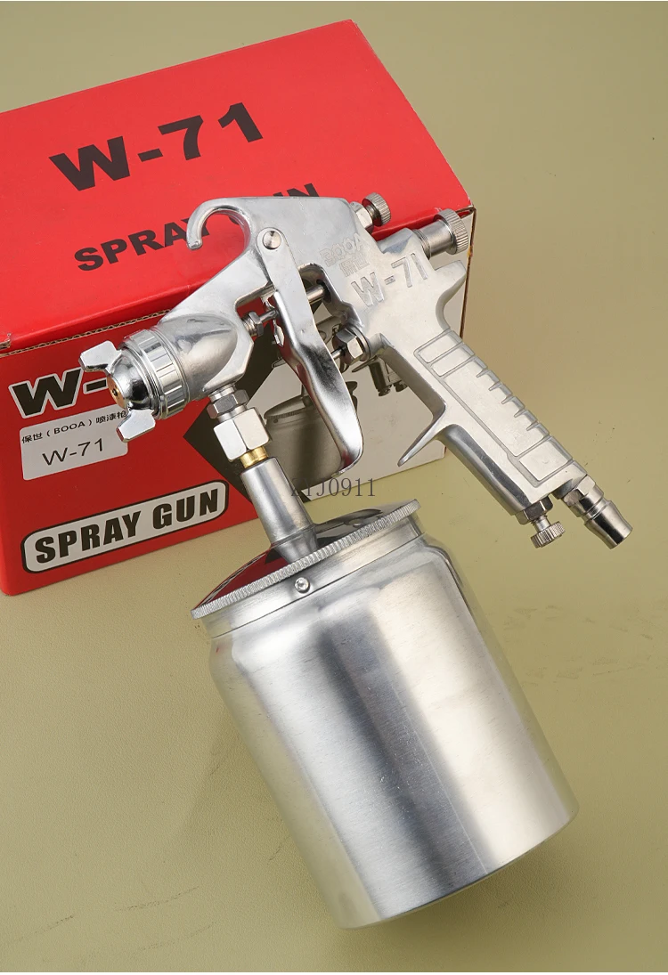 مسدس رش الوعاء السفلي W-71 مسدس رش الطلاء مسدس رش هوائي