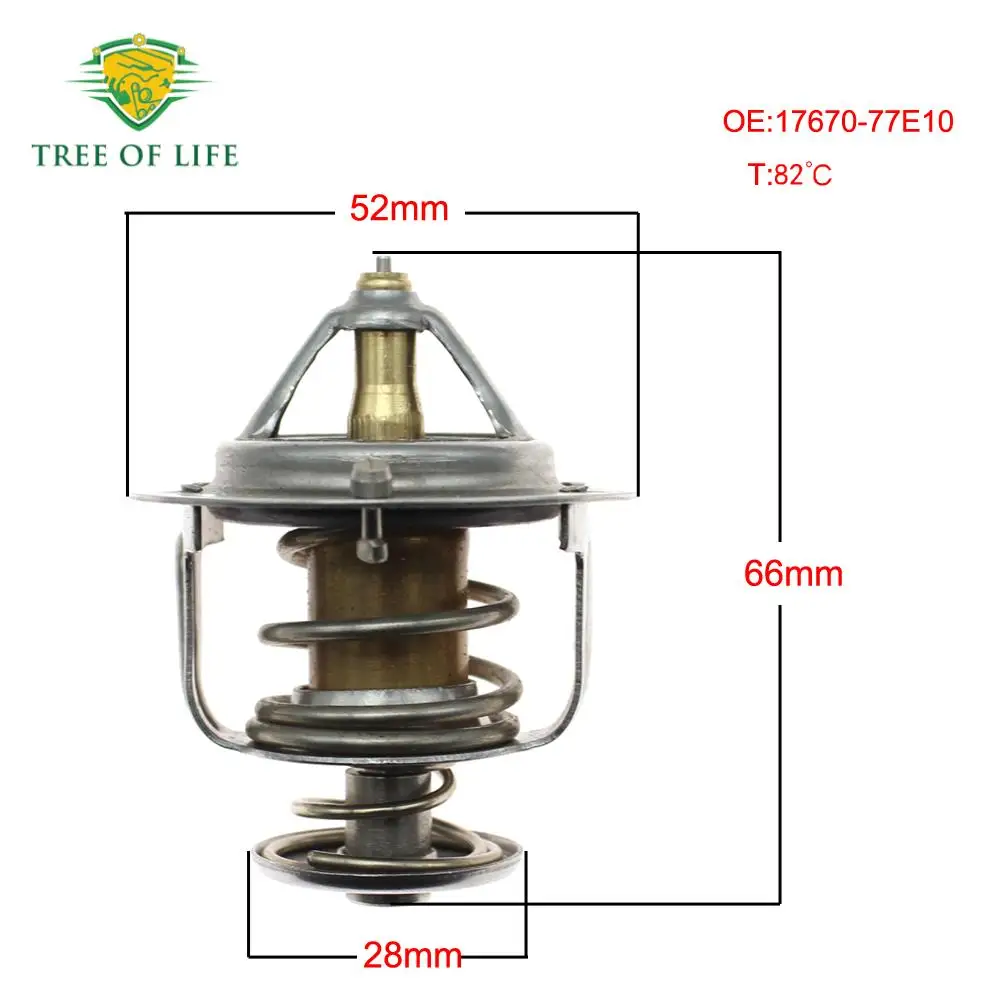 スズキグランドビタラ,フォードレンジャー,kl0115171a 3396924 1767077e10 8agx-15-171用エンジン冷却サーモスタット17670-77e11
