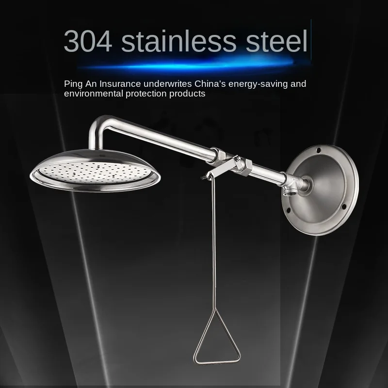 304 Stainless Steel Hanging Top Shower Device Wall-Mounted Wall-Mounted Combination Shower Wash Eye Machine