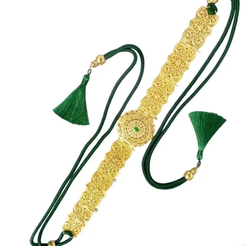 حزام معدني مجوف جديد 2025 لملابس الزفاف ومناسبة مسائية قابلة للتعديل #4