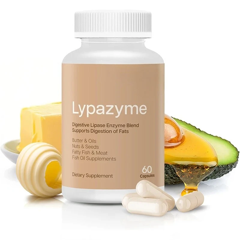 

Детективный фермент с липолитическим ферментом - 60 капсул - -3 ферментных смесей, используемых для извлечения высокого жира и рыбьего жира