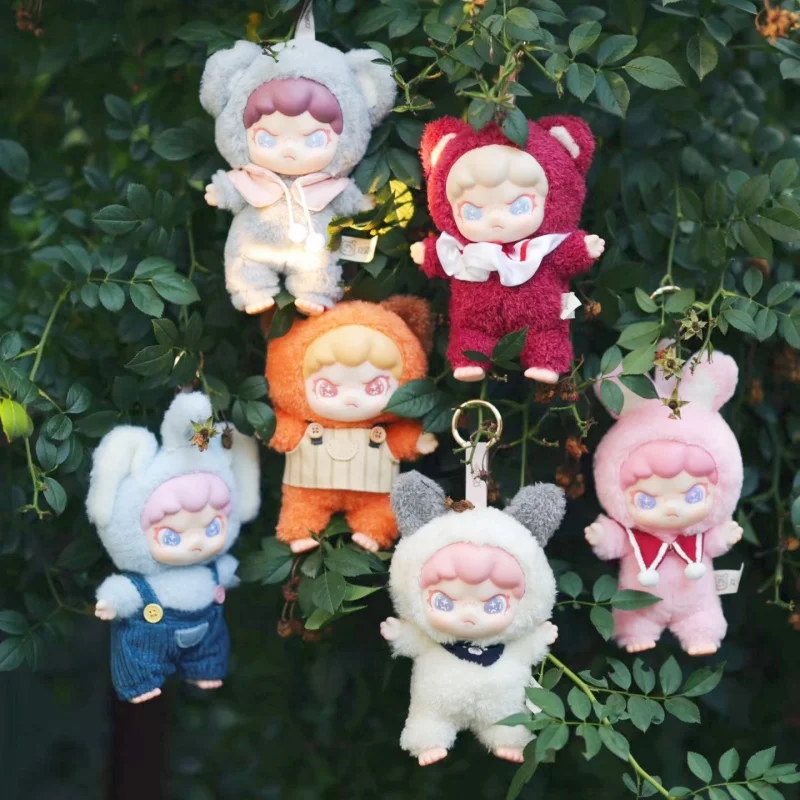 

Hot Dora Furry Animal Series Plush Vinyl Collection Blind Box Pendant Cute Doll Mystery Girl Brithday Surprise Gift Genuine