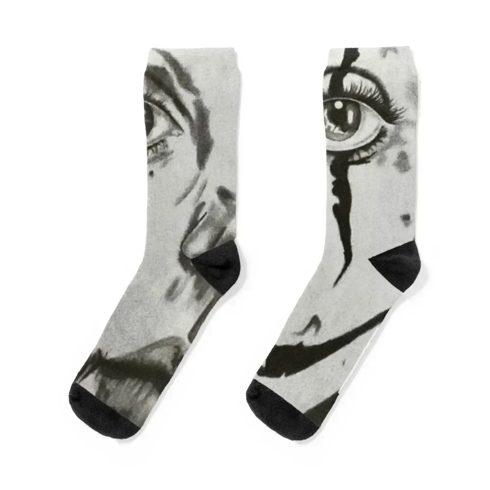 

Sad clown Socks Children's men cotton high quality heated snow Socks Female Men's