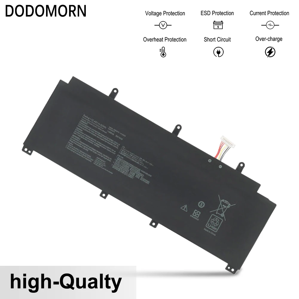 DODOMORN C41N2009 per ASUS ROG Flow X13 GV301 GV301QC muslimexatsg301ra GV301RC PV301QH Series batteria per Laptop 15.48V 62Wh