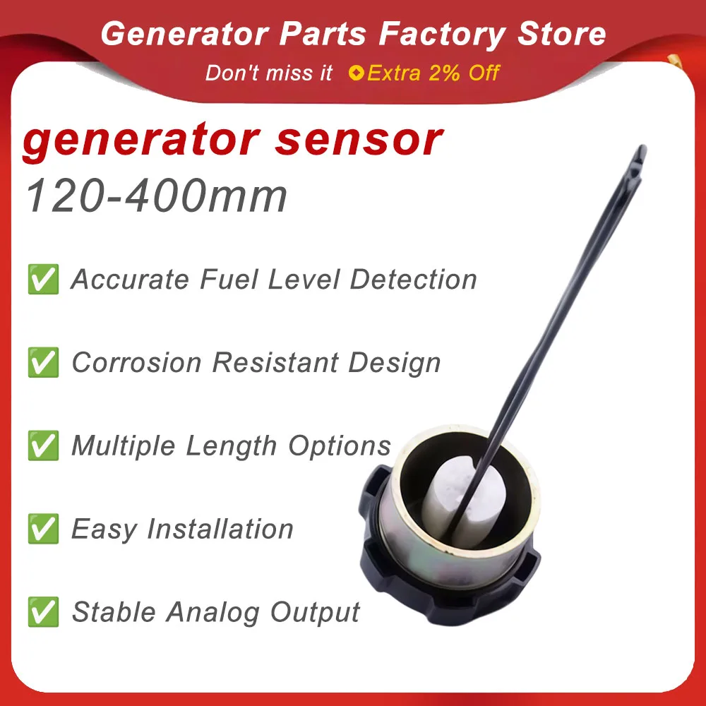 Depth 400mm Car Tank Fuel Meter Universal Boat Fuel Level Sensor Diesel Generator Parts Motorcycle Liquid Water Oil Float Sensor