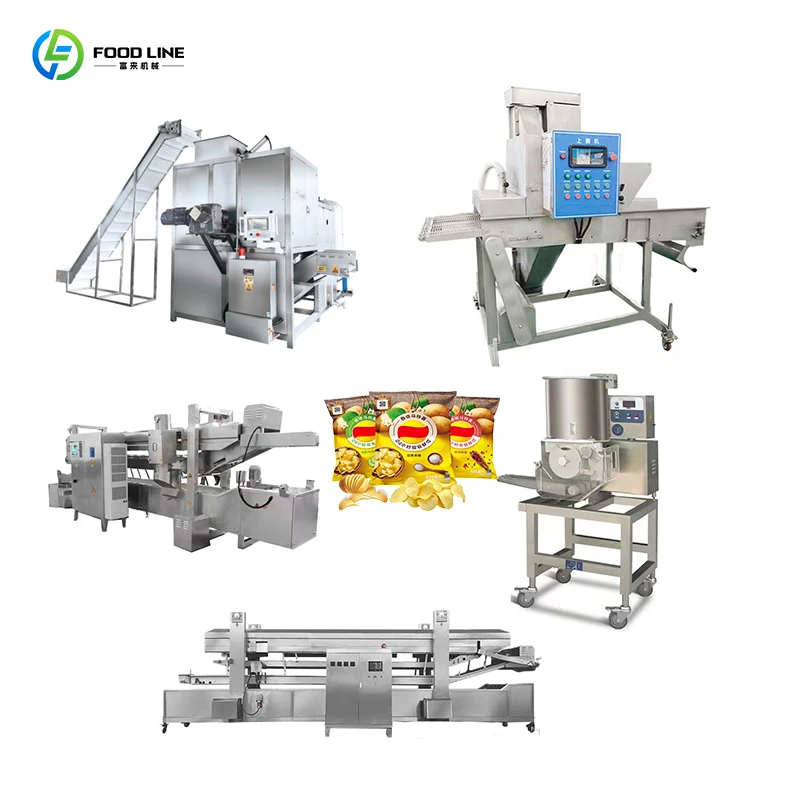 FOODLINE Customized Smooth Function French Fries Production Line Frozen Fries Production Line