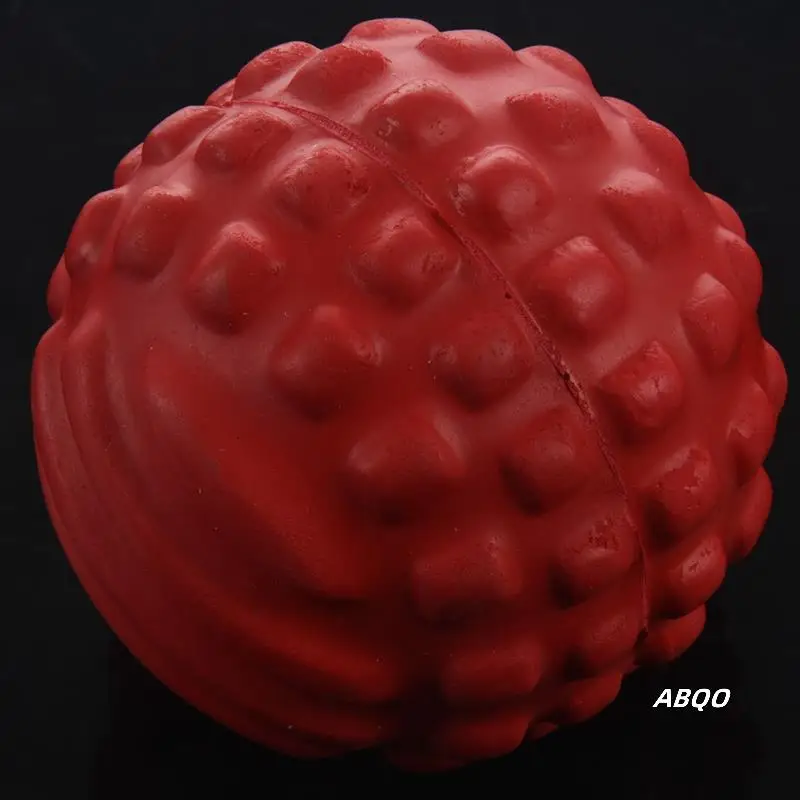 

5X Pu Foam Bump Fascia Ball Muscle Relaxation Fitness Massage Ball Waterproof And Easy To Clean Health Care Ball-Red