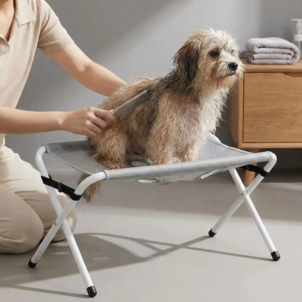 Adjustable Pet Grooming Hammock For Cats And Small Dogs Washable_voghion.com