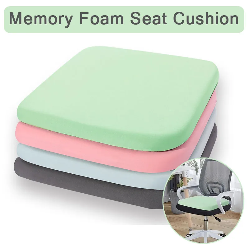 

Ergonomic Sponge Foam Seat Cushion-Breathable,Non-Slip Design for Office Chair/Car & Home-Relieves Back Pain & Enhances Comfort