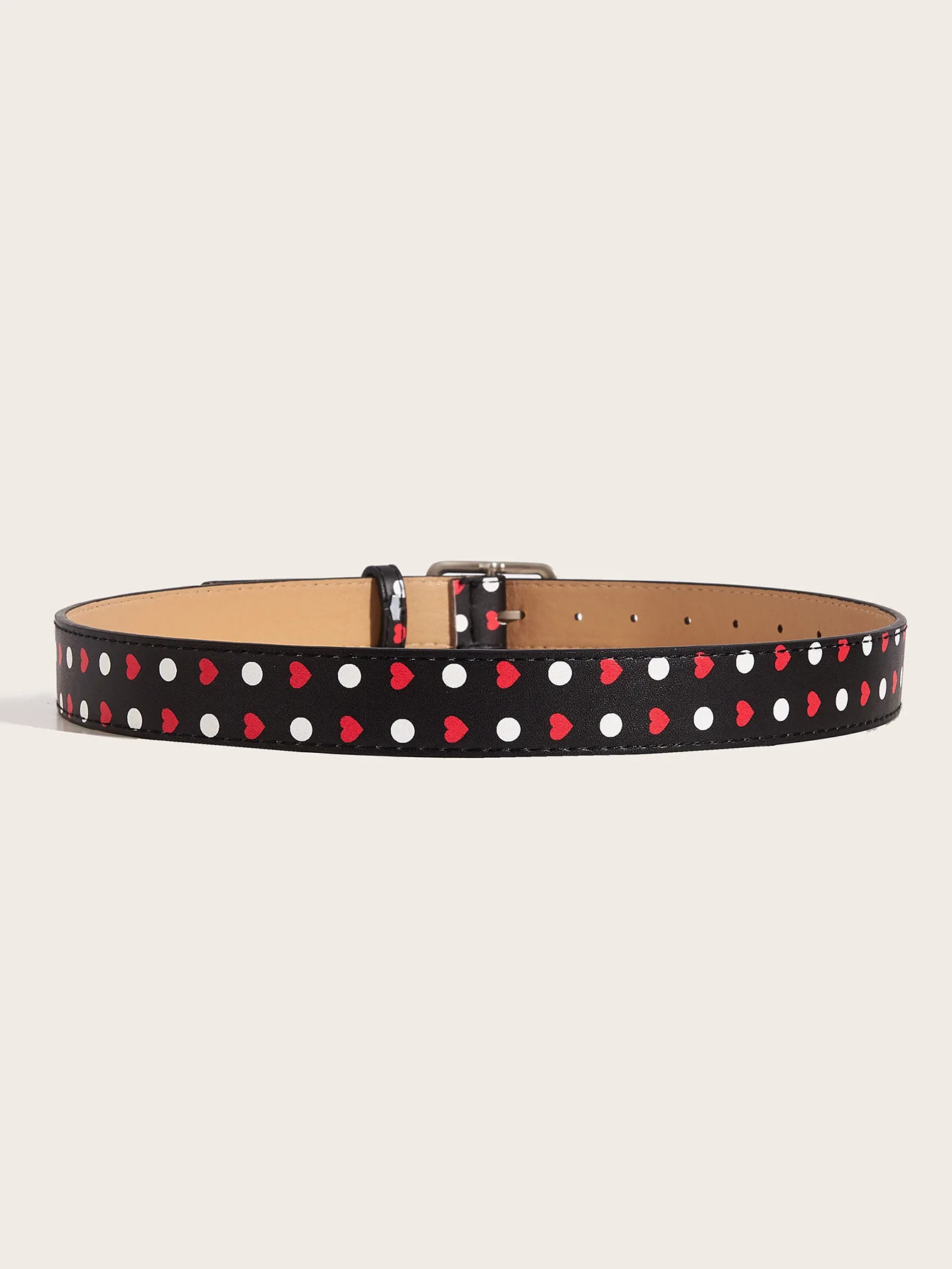Trendige Vintage Polka Dot Damengürtel Y2K Mädchen Dornschließen-Gürtel Taillengürtel Jeansgürtel PU-Leder Taillenriemen Geschenk – Detail 16