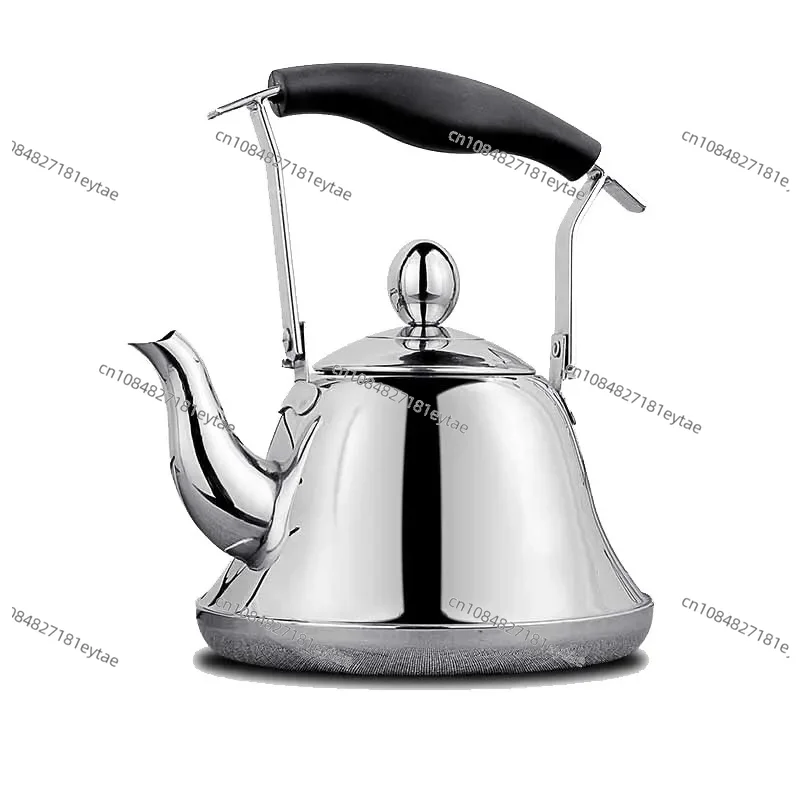 

Чайник из нержавеющей стали с свистком, 1,5/2 л, для плит, с эмалированным покрытием, пищевой, с термостойкой ручкой, для газовых и индукционных плит