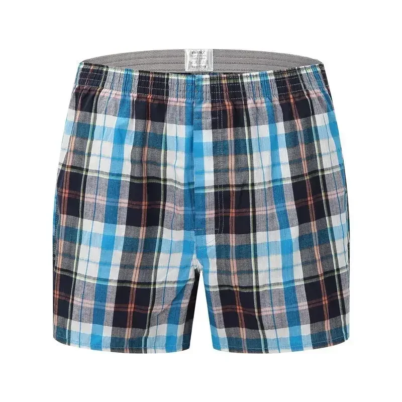 LEDDLY-Shorts Boxer de algodão para homens, roupas íntimas, boxers, calcinhas, macias, calças com seta, básicos clássicos, conforto masculino