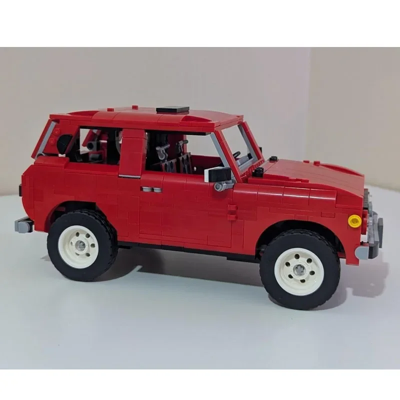 MOC-229870 novo caminhão vermelho esportes carro blocos de construção model919partsmoc criativo meninos crianças aniversário blocos de construção brinquedo presente
