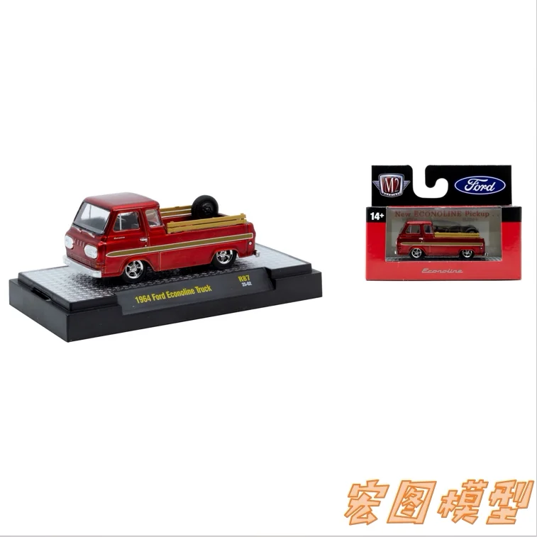 

M2 Machines 1:64 1964 Ford Econoline Truck diecast alloy car model Children's toys and gifts