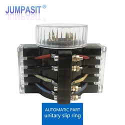 Jumpasit 4 Way Unitary Slip Ring Collectors 20mm 25mm ID 10A 15A Automatic Parts Rotary Connector for Drum Winch