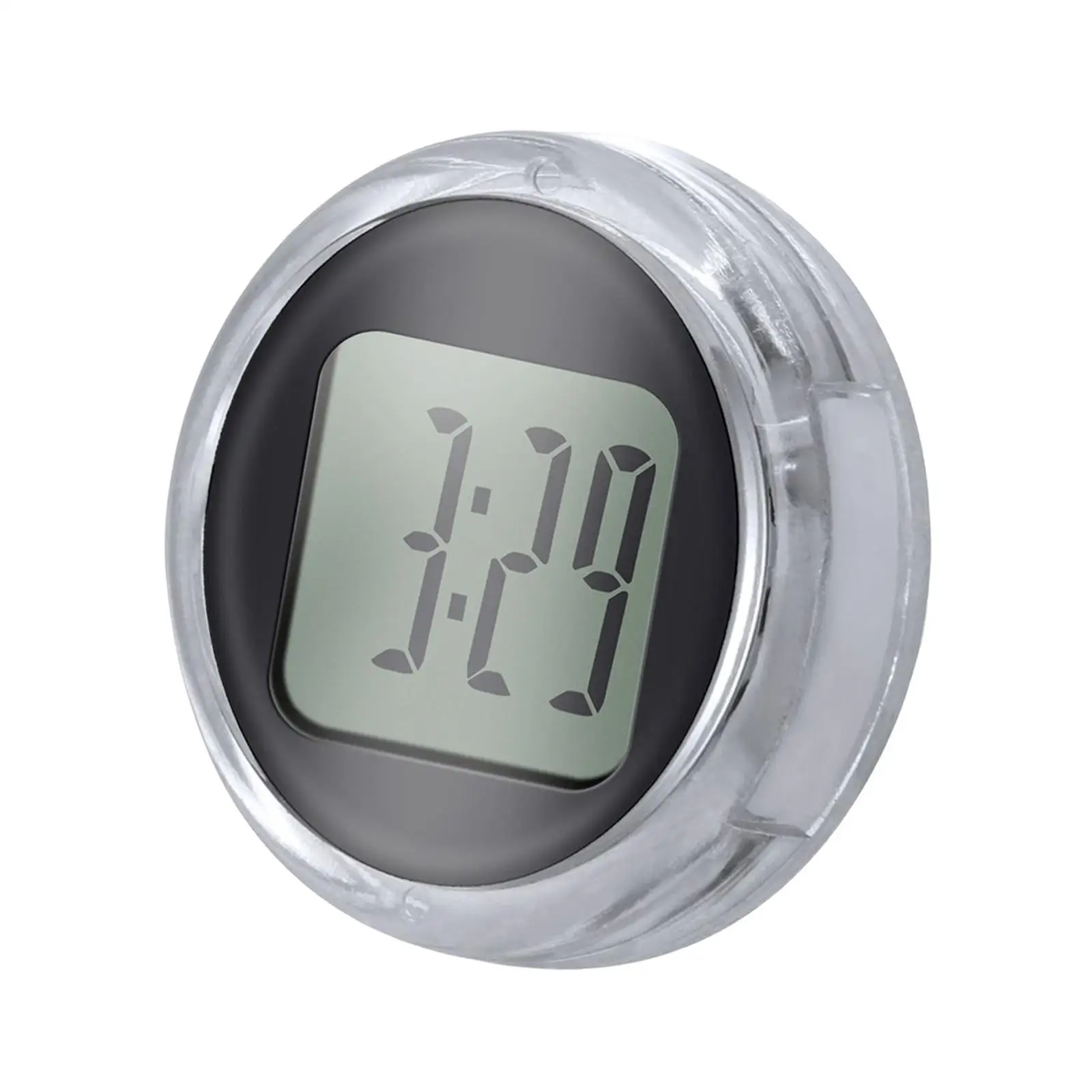 Motorcycle Clock Sticky on Watch Motorcycle Handlebar Clock Waterproof Mini