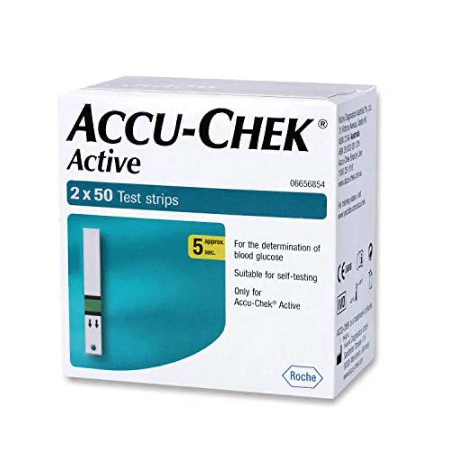 

Accu-Chek Active Strips 100 50x2 Multicolor for Blood Glucose Monitoring in Diabetes Management