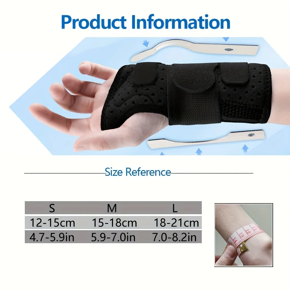 Breathable Wrist Support Professional Splint Wrist Brace Protector Band Arthritis Carpal Tunnel Hand Sprain Tendinitis Wristband