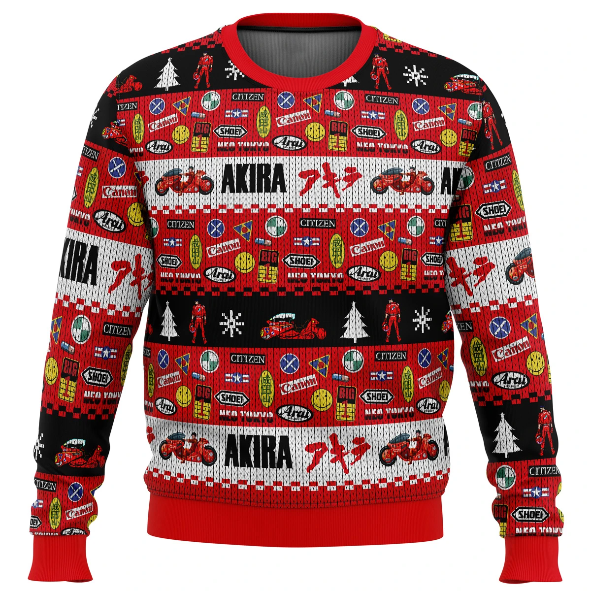 

2024 3D Tops Autumn And Winter Clothing Akira Kaneda Ugly Christmas Sweater Gift Snowman Reindeer Santa Claus Pullover For Mens