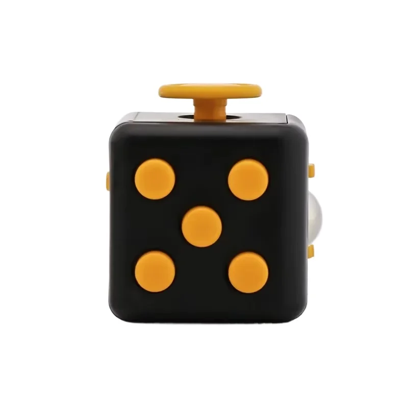 Cubo mágico de descompresión antiestrés, giroscopio de dedo, juguetes sensoriales para aliviar el estrés, adultos adecuados para aliviar el estrés y relajar.