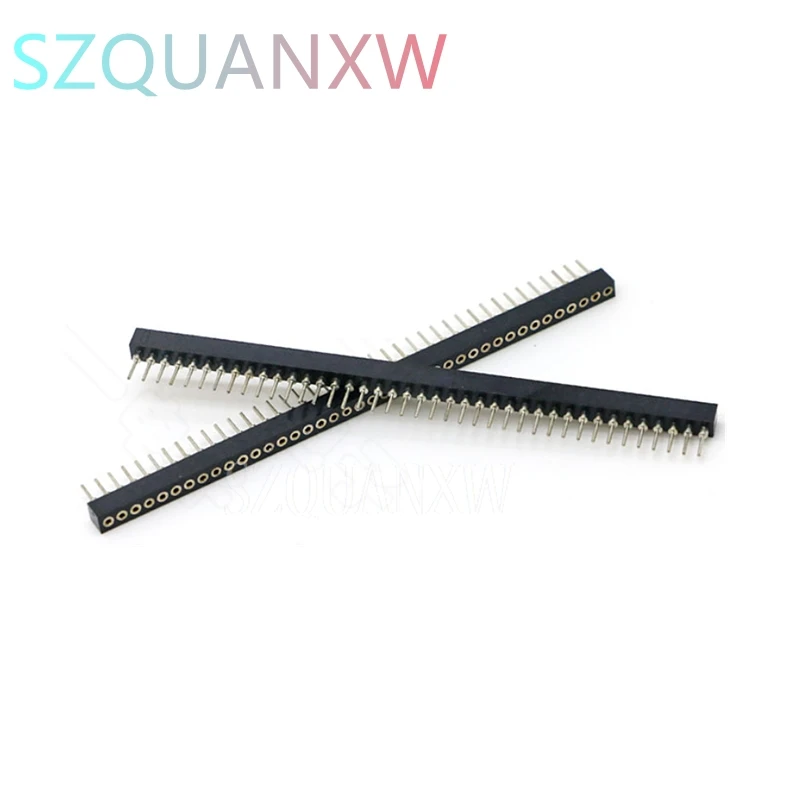 1.778mm Pitch 1.778 Single Row Male Female Round Pin Header 1*40P Breakaway PCB Board colour Connector Strip Pinheader 1x40