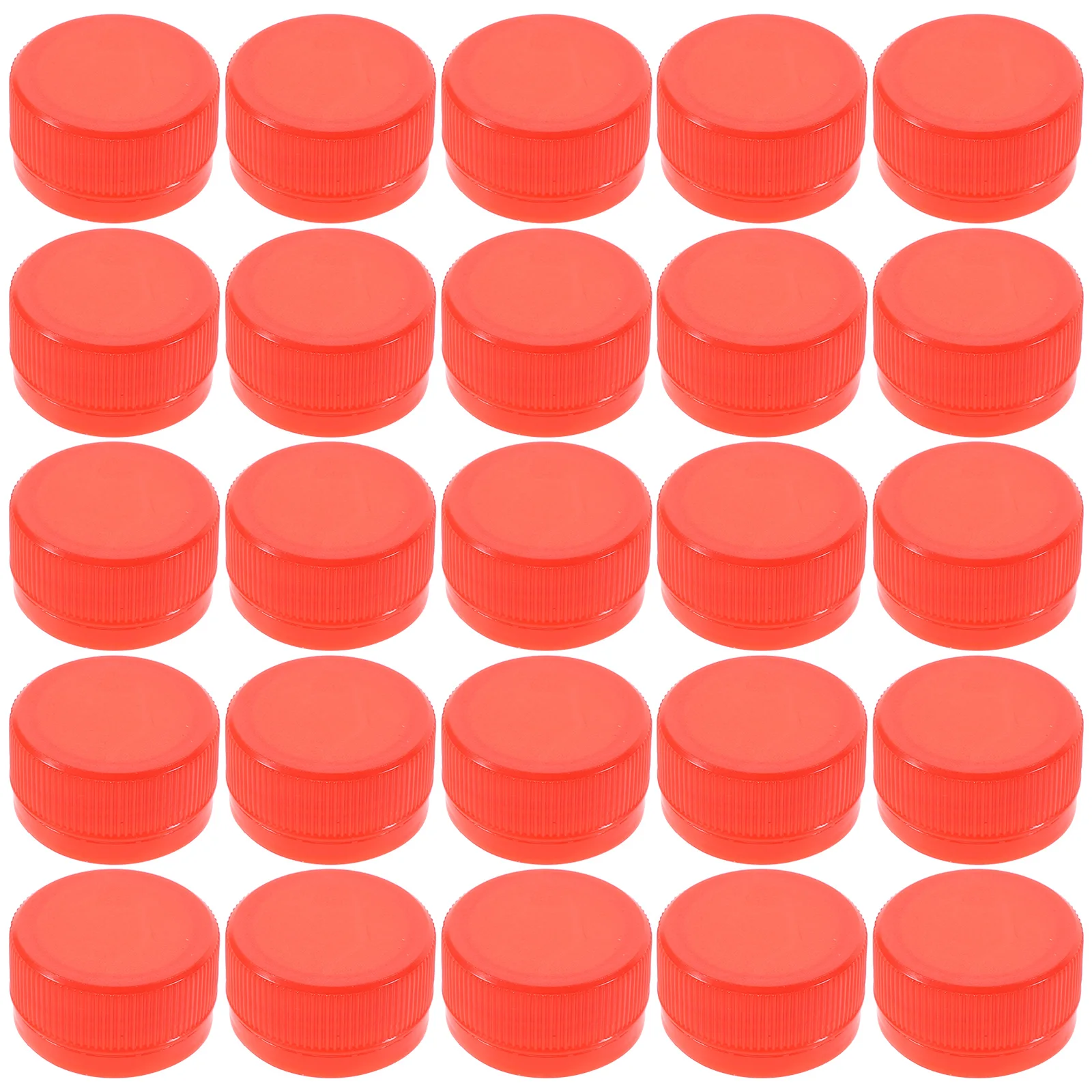 

100 Pcs Puzzle Drink Bottle Cap Diy Covers Toddler Puzzles Handcraft Caps Plastic for Crafts Lawn Mower Accessories