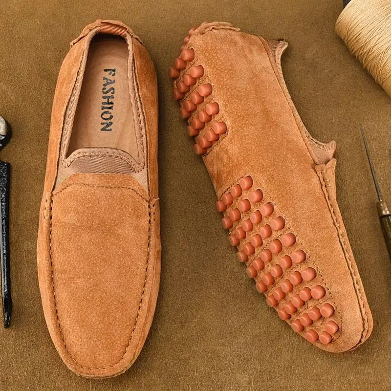 New Men's Shoes Fashion Comfortable Driving Shoes Handmade Loafers Outdoor Shoes for Men Walking Sneakers Zapatillas Hombre