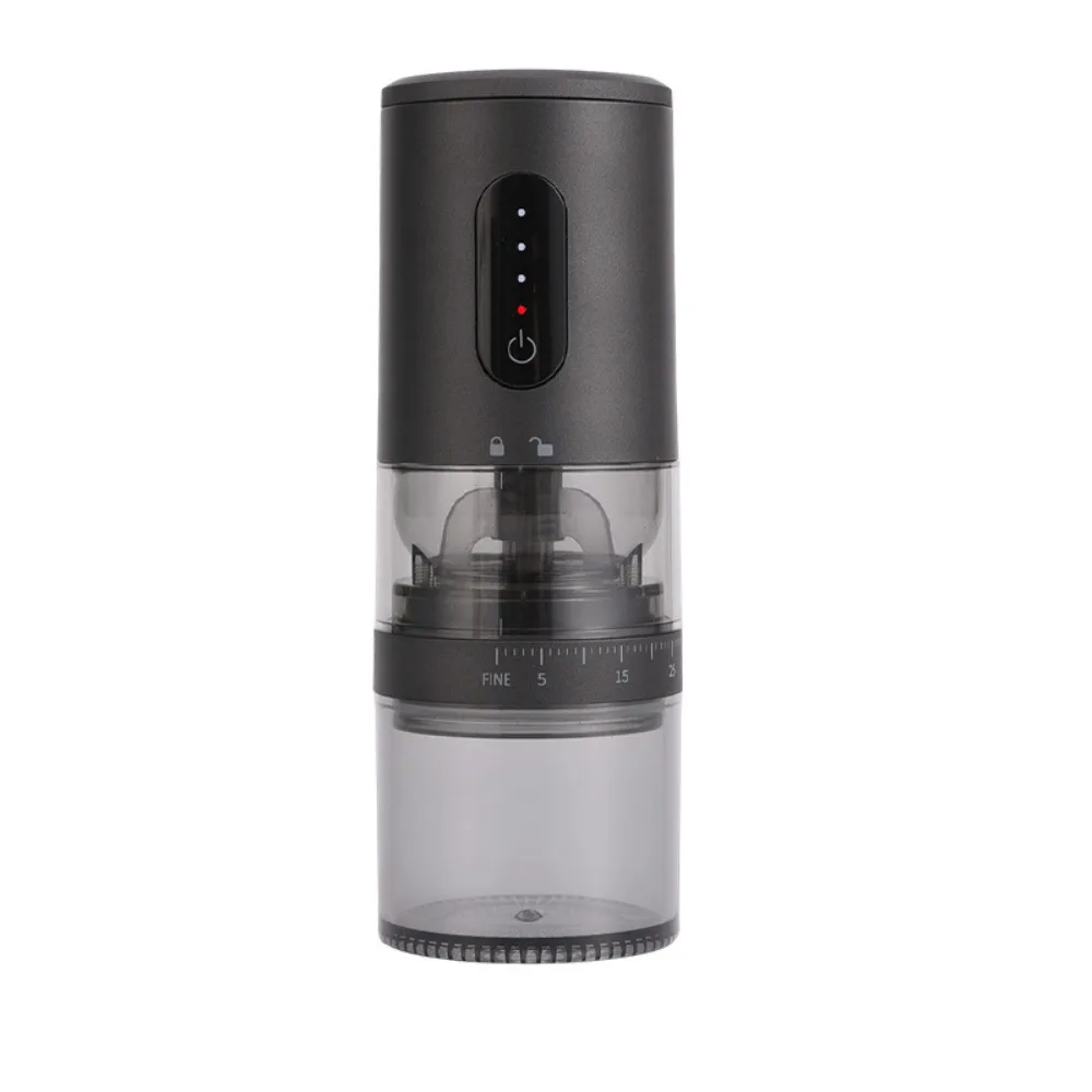 Automatic Portable Electric Coffee Grinder Ceramic Grinding Core Rechargeable Coffee Bean Grinding Machine Touch Design