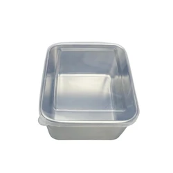 1PC Stainless Steel Refrigerator Food Storage Box With Plastic Lid Prepare Food Freshness Preservation Box Picnic Box