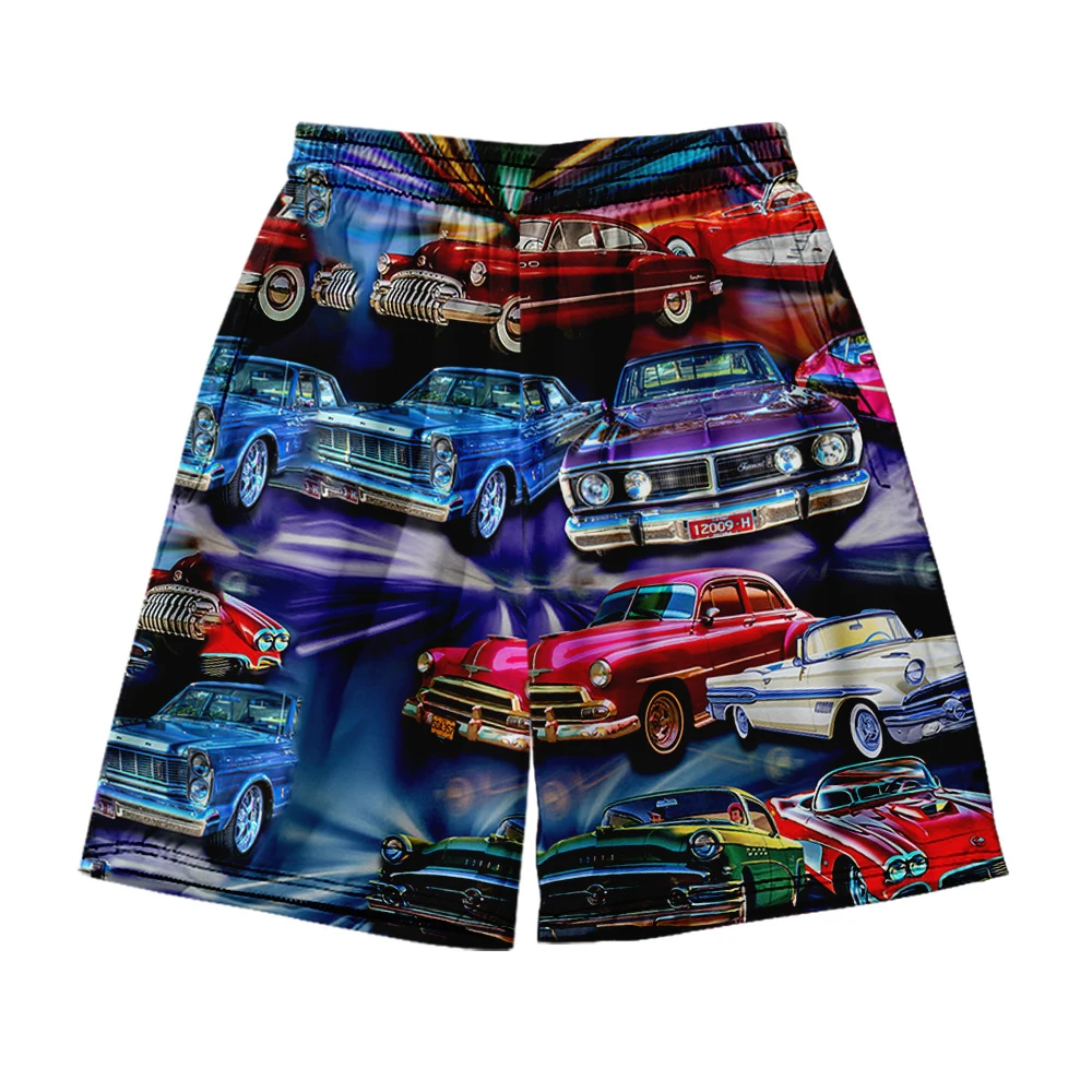 

Hawaiian Beach Shorts Men's and women's clothing 3D digital printing casual shorts Fashion trend couple Pants