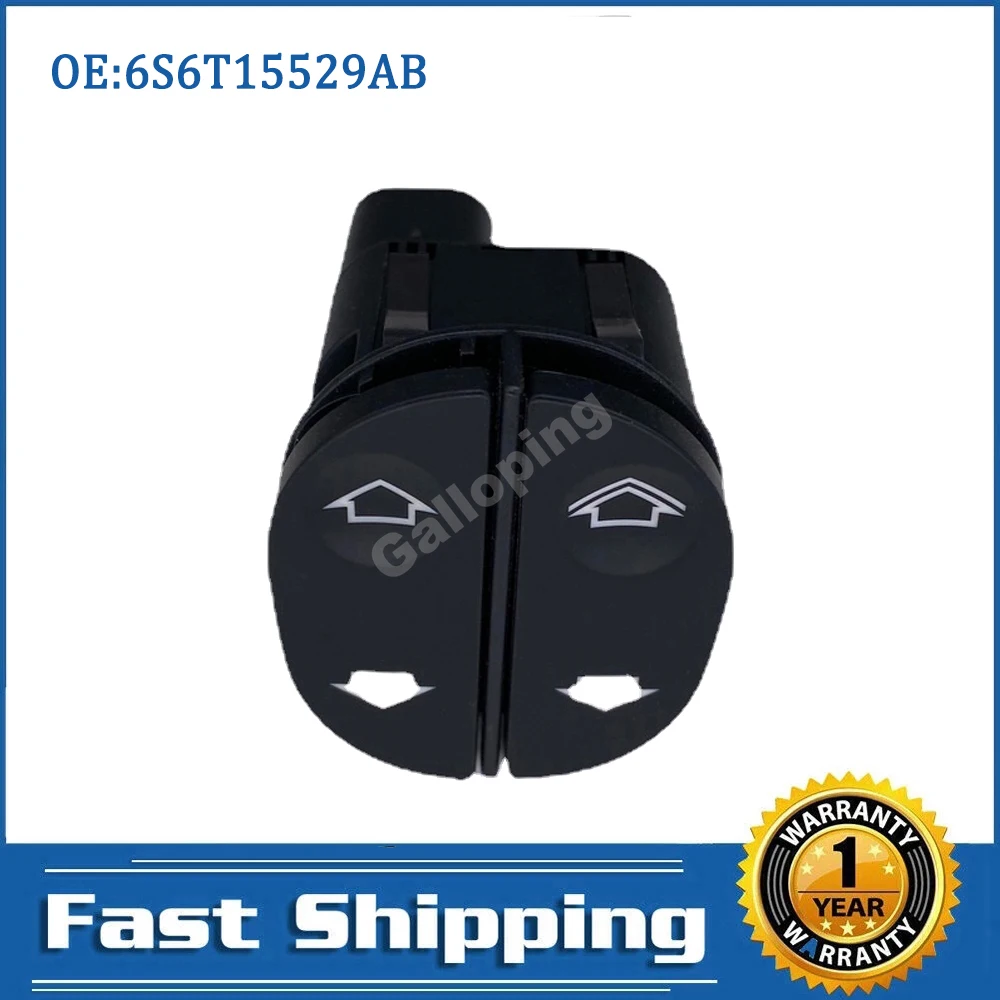 Power Window Lifter Control Switch Electric Regulator Button for Ford Fiesta Fusion KA Puma Transit 6S6T14529AB 1459686