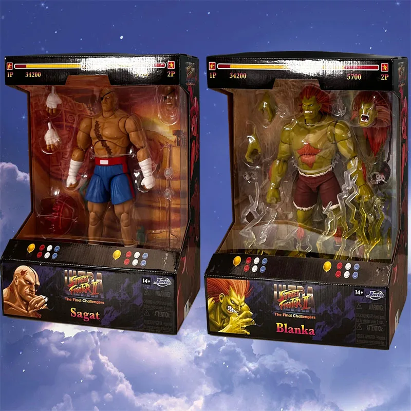 Hot Genuine Toys Blanka Sagat Vega Fighter Wave 4 Anime Action Figure Model Collection Ornament Toy Gift In Stock