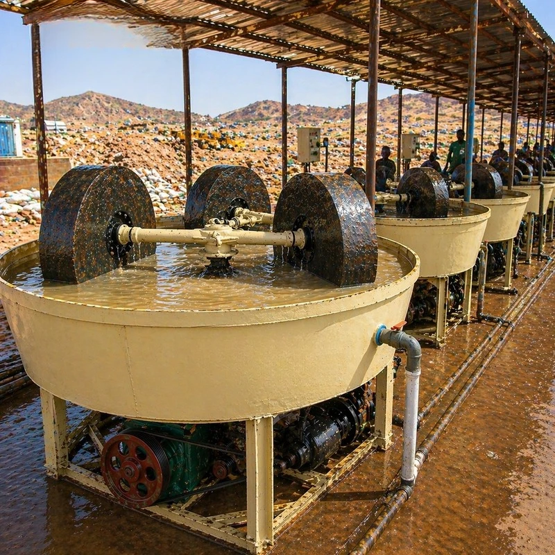 High Recovery Rate 1400B Mill, Used For Sales In The African Market, 1200 Wet Disc Mill
