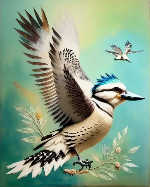 Kookaburras Kunst Geschenk Spaß Geschenk Kunst Home Decor Blechschild Home Decor Metallschilder Wanddekoration aus Aluminium