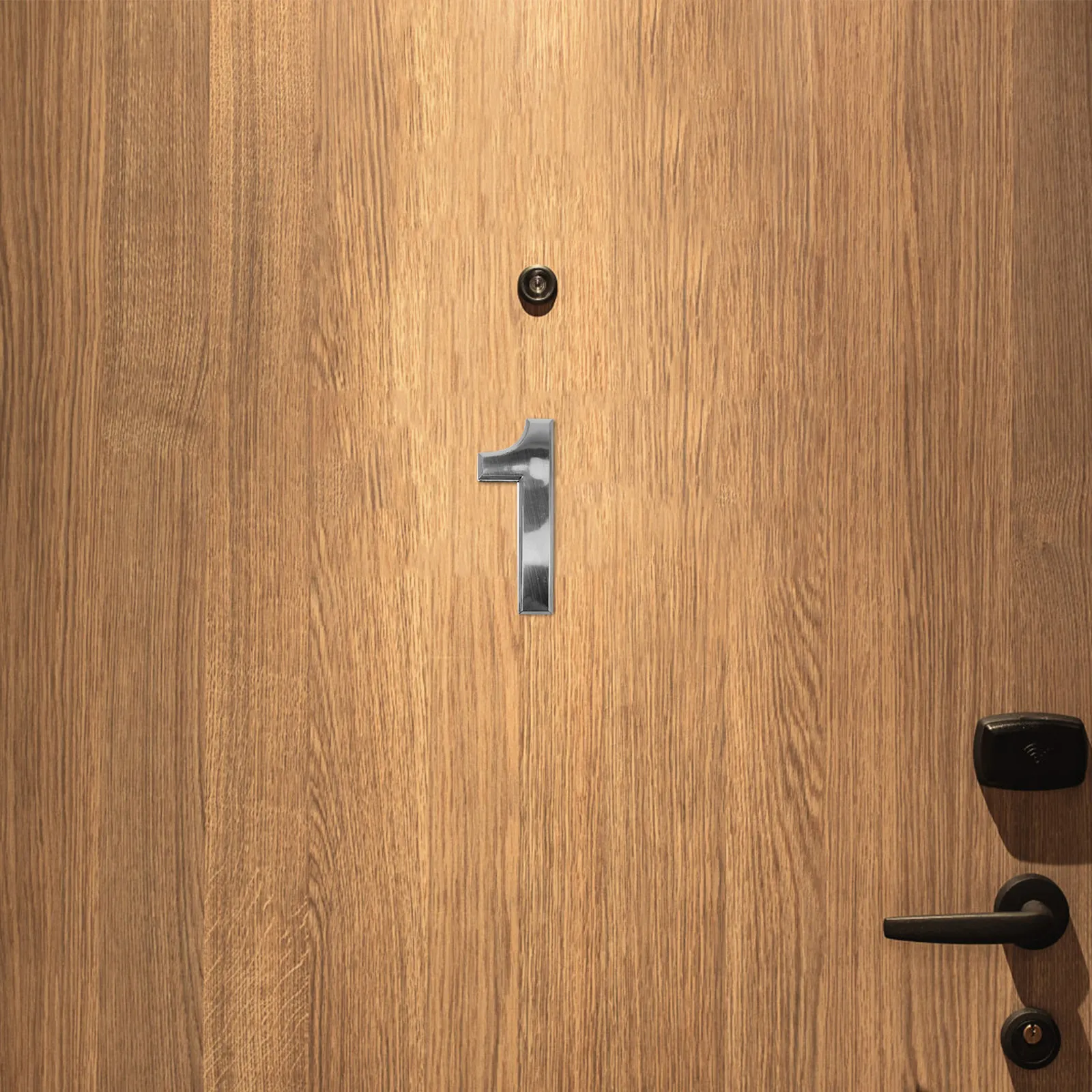 Self Adhesive 3D Room Number Plaques for Doors Hotels Homes Offices Outdoor Indoor Use Clear Bold Address Numbers Easy Install