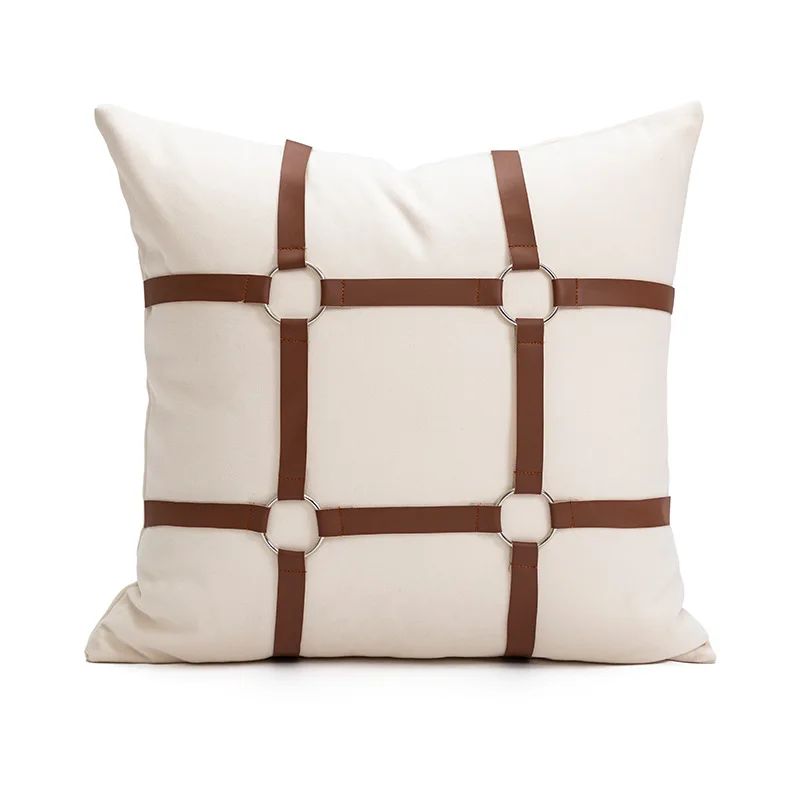 30x50/45x45CM Nordic Modern Throw Pillow Cover Light Luxury Stamping Waist Cushion Cover Decor Home Decorative Pillowcase