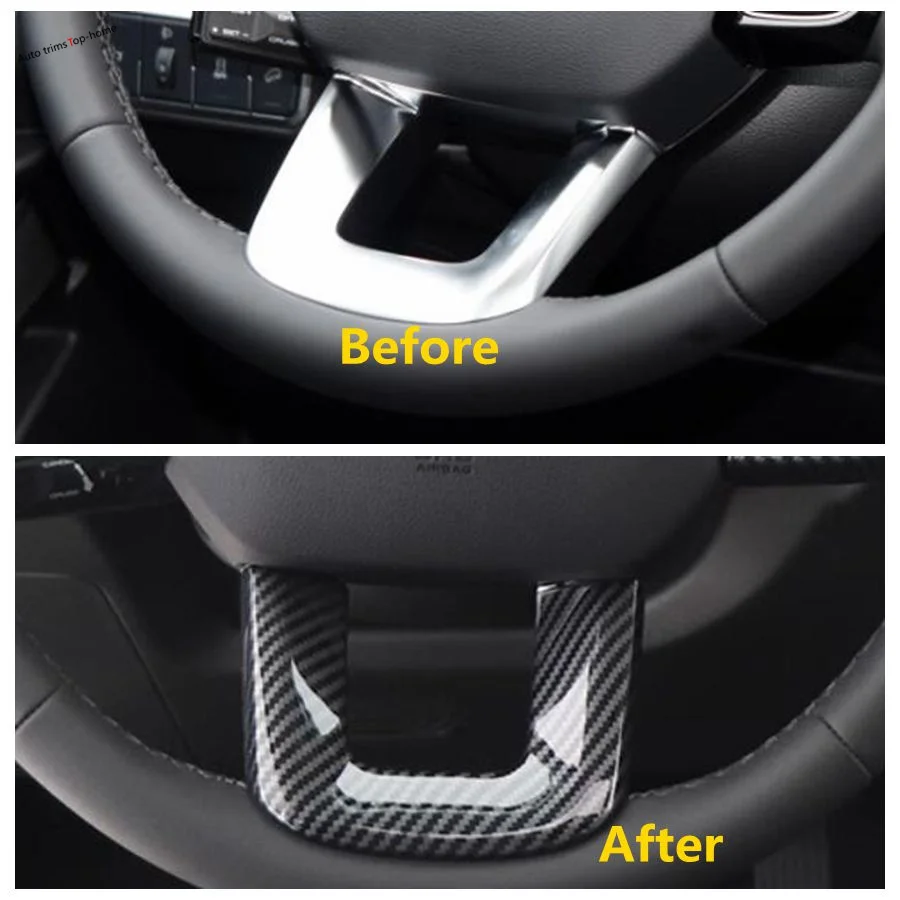 

Steering Wheel Bottom Protective Decoration Frame Patch Cover Trim Cover Trim Fit For Haval Dargo 2021 2022 Interior Accessories