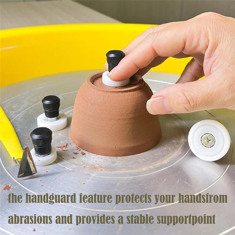 

【A87T】инструменты для обрезки гончарного круга для энтузиастов глины, 8 шт., набор инструментов для отделки глины с защитой рук