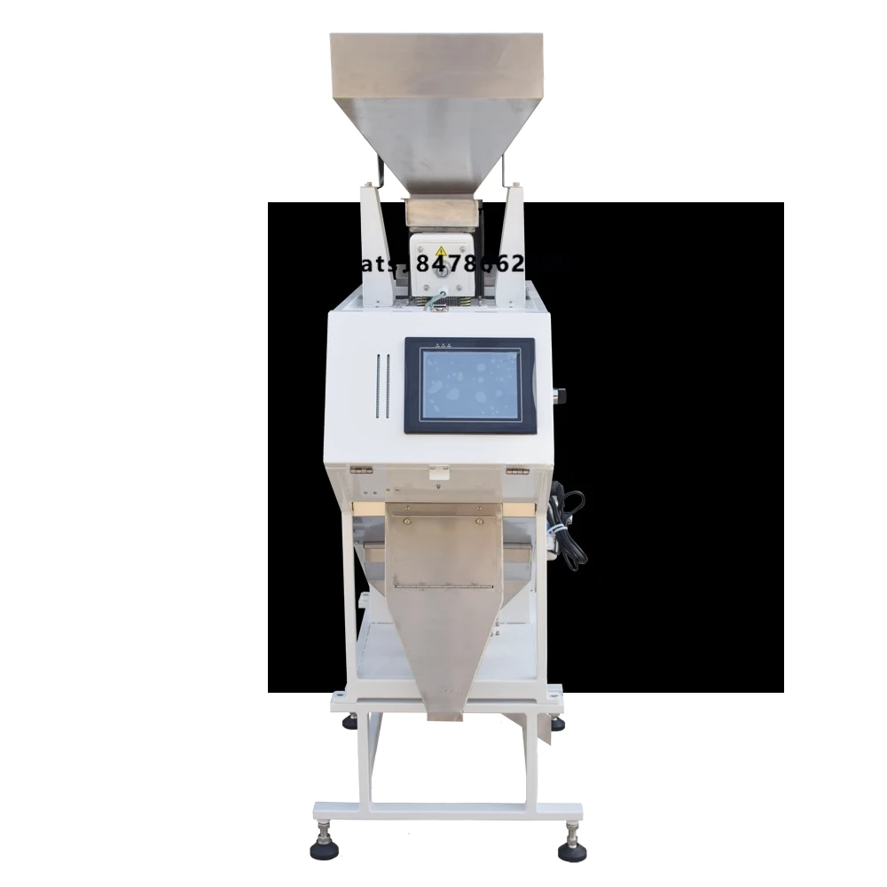 Optical Sorter Machine Seed Beans Grain Color Sorter Machine Rejecting Green and Brown Color Hemp Seeds Sorting Processing Line