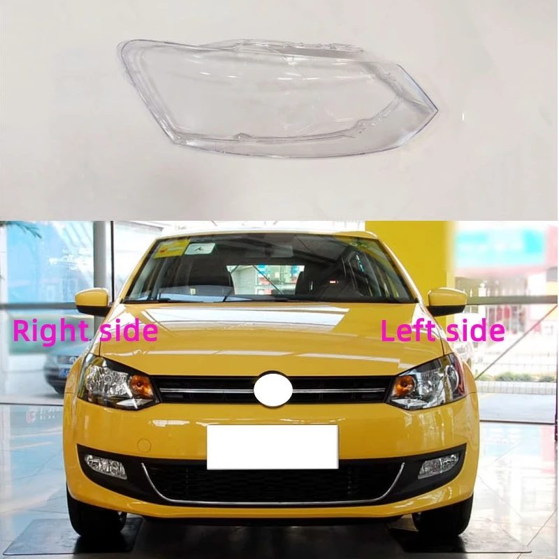 

For Volkswagen VW Polo 2011 2012 2013 Car Headlight Shell Headlamp Cover Replacement Lamp Shade Headlamp Lens Glass