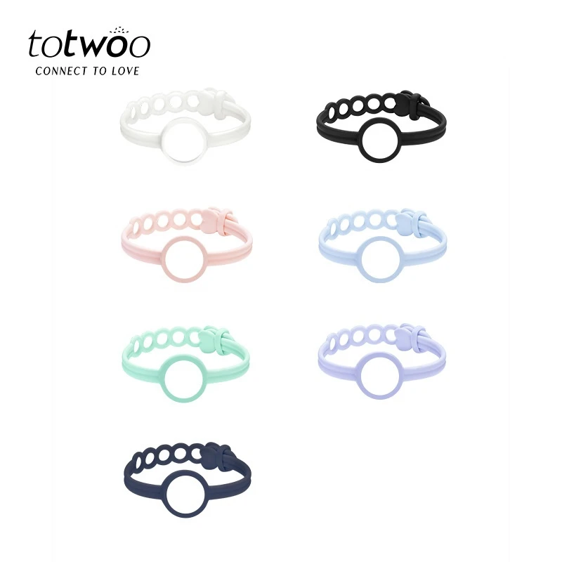 Totwoo DIY Accessories bracelets, totwoo Candy Detachable Silicone Bands(7 Colors)