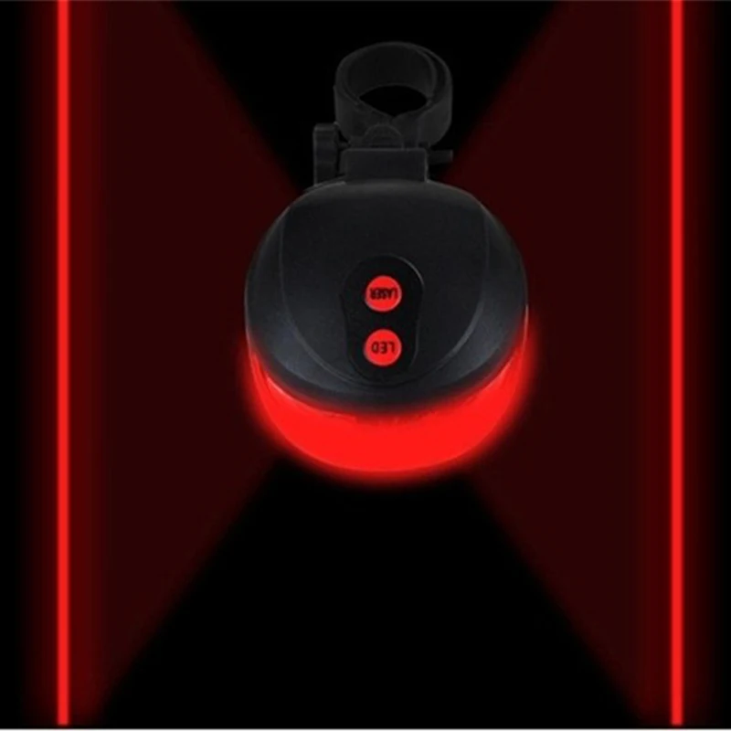 Waterproof Bicycle Cycling Light Taillight LED Laser Safety Warning Bicycle Rear Light Bicycle Tail Light Bicycle Accessories