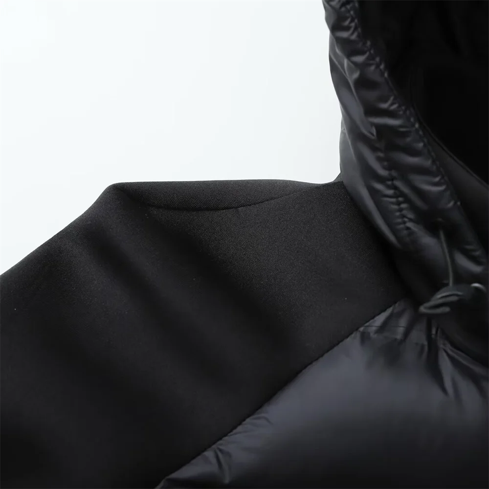 2022 Winter Nieuw product Dameskledingstijl Veelzijdig en afslankend gesplitste hoodie Afneembaar katoenen jack