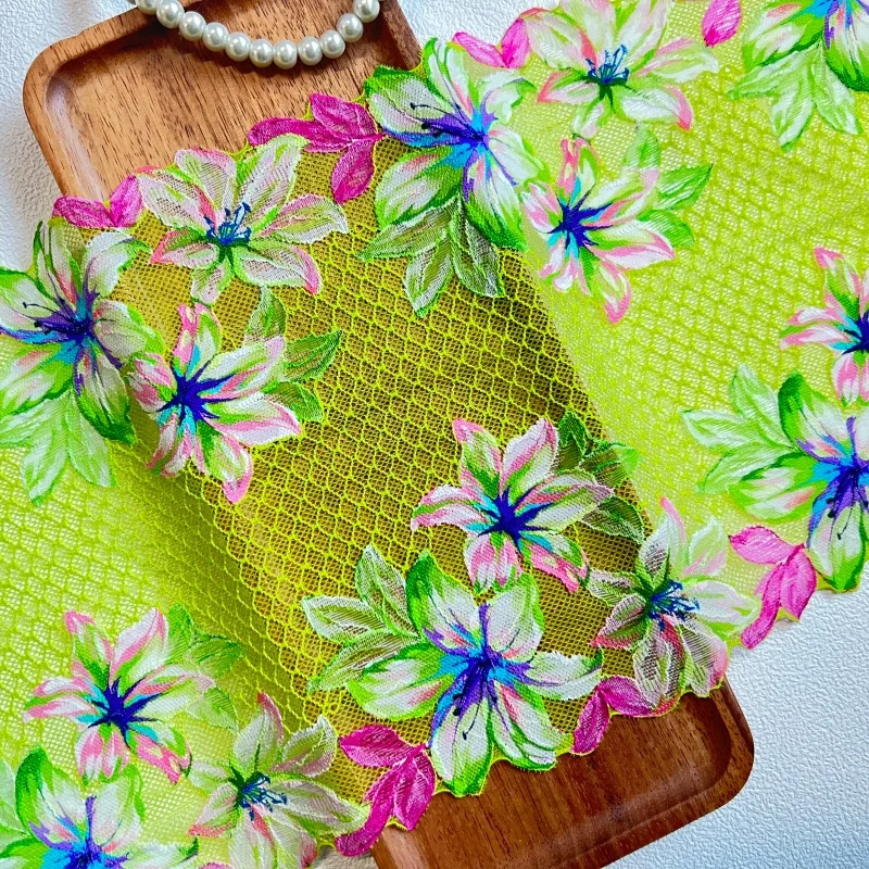 20-metres-fleurs-de-lys-elastique-extensible-dentelle-garniture-lingerie-couture-artisanat-bricolage-vetements-tissu-vetement-accessoire