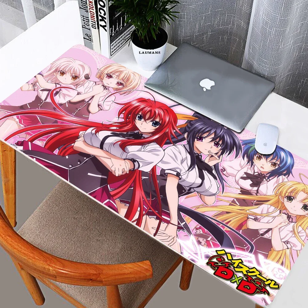 High School DxD Gamer Computer Table Decoration Mousepad Speed Big Mouse Pad Large Setup Gaming Accessories Keyboard Desk Rug