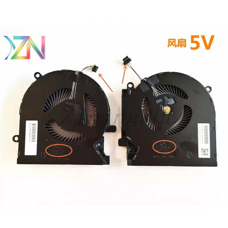 For HP Omen Dark Ghost 6 15-EK 15-EN TPN Q236 Q238 12V 5V Fan