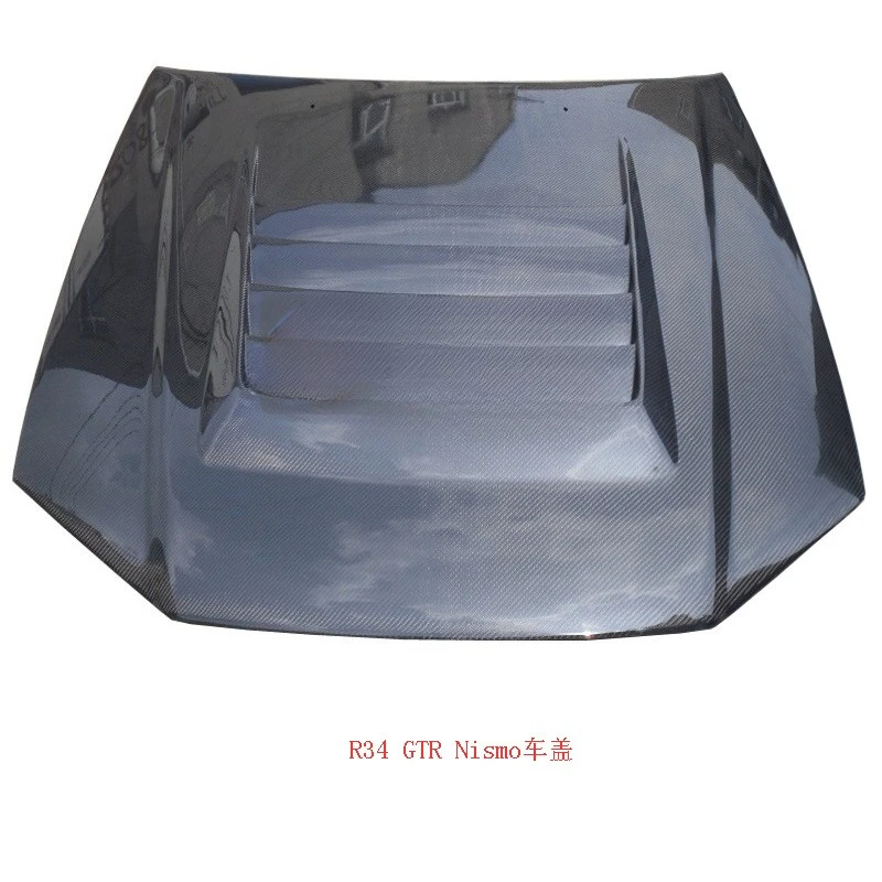 

For Nissan R34 Modified GTR Nismo Engine Hood Carbon Fiber Cover
