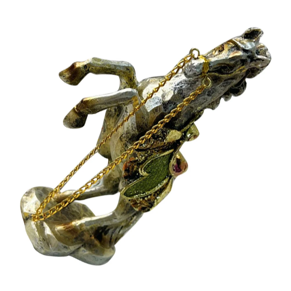 

Resin Horse Small Exquisite Decorative Sculpture For Living Room Office Tabletop Decoration Horse Modeling Craft