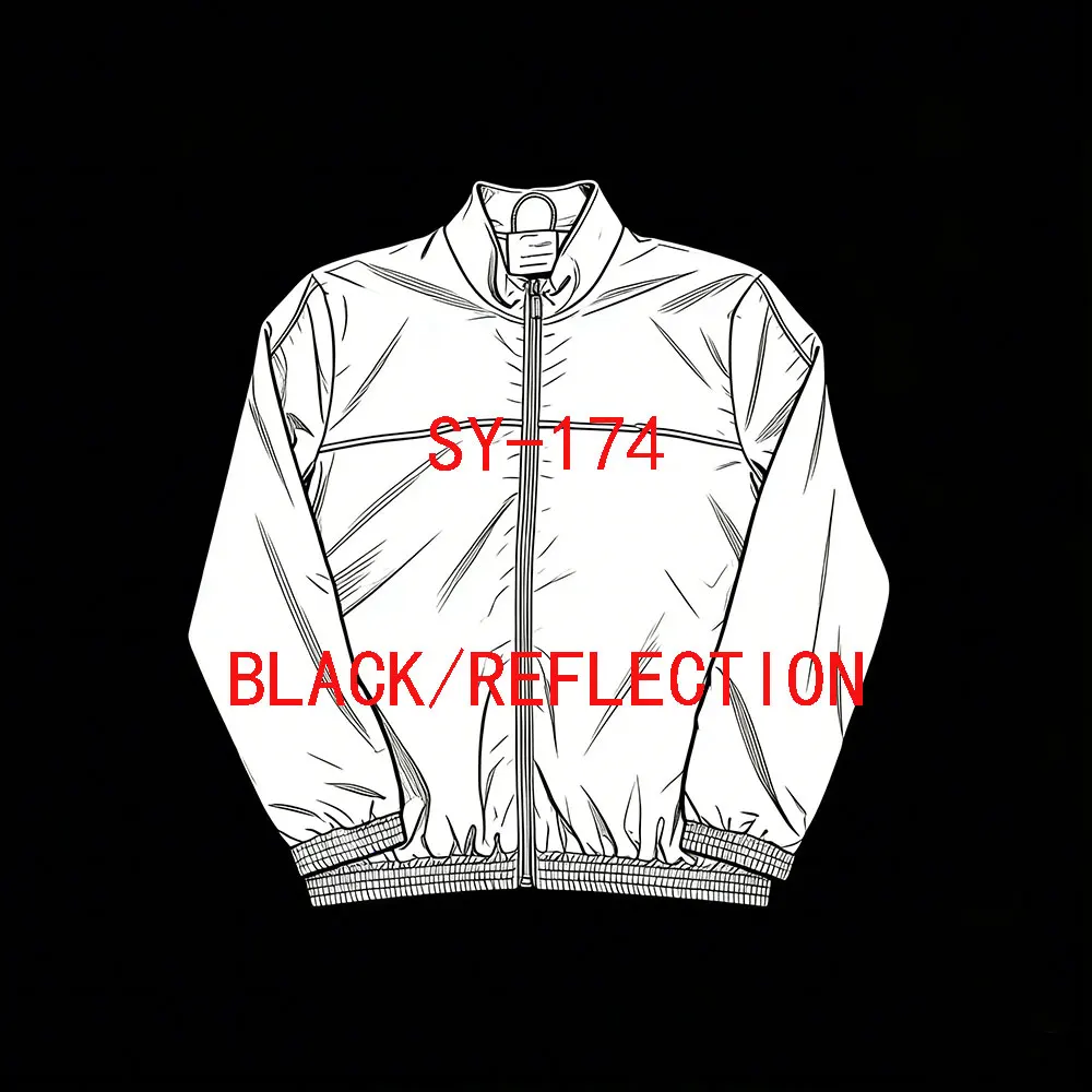 

SY-174 Lightweight Packable Streetwear for Teens, Foldable Windbreaker with Sling Pack Design jackets